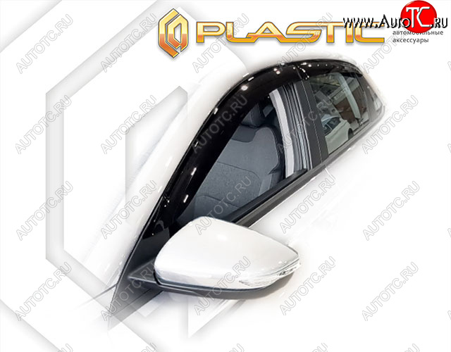 2 099 р. Дефлектор окон CA-Plastic Geely Emgrand SS11 (2021-2025) (Classic полупрозрачный)  с доставкой в г. Воронеж