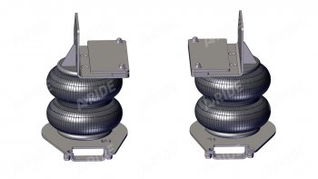32 899 р. Пневмоподвеска Hyundai HD170, передняя ось Арайд 29050.01  с доставкой в г. Воронеж. Увеличить фотографию 1