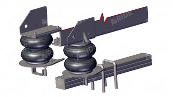 32 899 р. Пневмоподвеска Hyundai HD170, передняя ось Арайд 29050.01  с доставкой в г. Воронеж. Увеличить фотографию 4