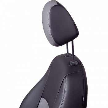 8 999 р. Комплект чехлов для сидений, (РЗС 60/40, 3Г Илана+Орегон) ТУРИН Lord Autofashion  Chevrolet Aveo ( T200,  T250) (2002-2011) хэтчбек 5 дв, седан, седан рестайлинг (черный, вставка серая, строчка серая)  с доставкой в г. Воронеж. Увеличить фотографию 3