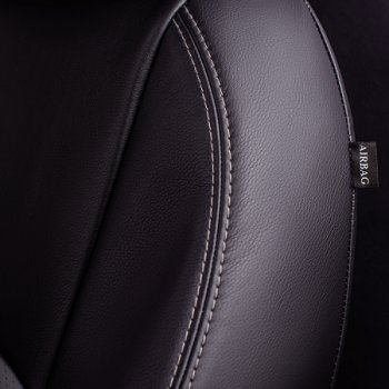 8 999 р. Комплект чехлов для сидений, (РЗС 60/40, 3Г Илана+Орегон) ТУРИН Lord Autofashion  Chevrolet Aveo ( T200,  T250) (2002-2011) хэтчбек 5 дв, седан, седан рестайлинг (черный, вставка серая, строчка серая)  с доставкой в г. Воронеж. Увеличить фотографию 6