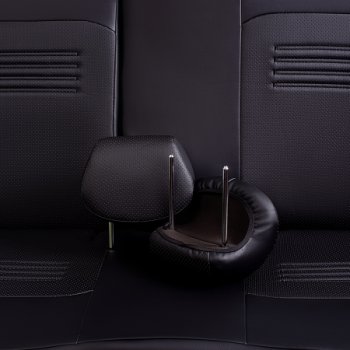 8 999 р. Комплект чехлов для сидений, (РЗС 60/40, 3Г Илана+Орегон) ТУРИН Lord Autofashion  Chevrolet Aveo ( T200,  T250) (2002-2011) хэтчбек 5 дв, седан, седан рестайлинг (черный, вставка черная, строчка черная)  с доставкой в г. Воронеж. Увеличить фотографию 4