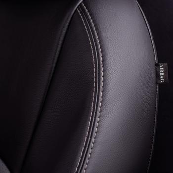 8 999 р. Комплект чехлов для сидений (РЗС 60/40 2Г Илана+Орегон ) ТУРИН СТ Lord Autofashion  Ford Fiesta  6 (2012-2019) седан рестайлинг, хэтчбэк 3 дв. рестайлинг, хэтчбэк 5 дв. рестайлинг (черный, вставка серая, строчка серая)  с доставкой в г. Воронеж. Увеличить фотографию 8