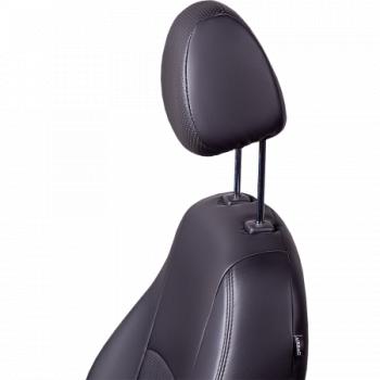 8 999 р. Комплект чехлов для сидений (РЗС 60/40 2Г Илана+Орегон ) ТУРИН СТ Lord Autofashion  Ford Fiesta  6 (2012-2019) седан рестайлинг, хэтчбэк 3 дв. рестайлинг, хэтчбэк 5 дв. рестайлинг (черный, вставка черная, строчка черная)  с доставкой в г. Воронеж. Увеличить фотографию 3