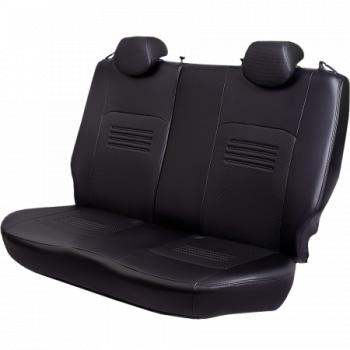 8 999 р. Комплект чехлов для сидений (РЗС 60/40 2Г Илана+Орегон ) ТУРИН СТ Lord Autofashion  Ford Fiesta  6 (2012-2019) седан рестайлинг, хэтчбэк 3 дв. рестайлинг, хэтчбэк 5 дв. рестайлинг (черный, вставка черная, строчка черная)  с доставкой в г. Воронеж. Увеличить фотографию 6