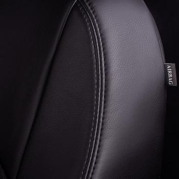8 999 р. Комплект чехлов для сидений (РЗС 60/40 2Г Илана+Орегон ) ТУРИН СТ Lord Autofashion  Ford Fiesta  6 (2012-2019) седан рестайлинг, хэтчбэк 3 дв. рестайлинг, хэтчбэк 5 дв. рестайлинг (черный, вставка черная, строчка черная)  с доставкой в г. Воронеж. Увеличить фотографию 7