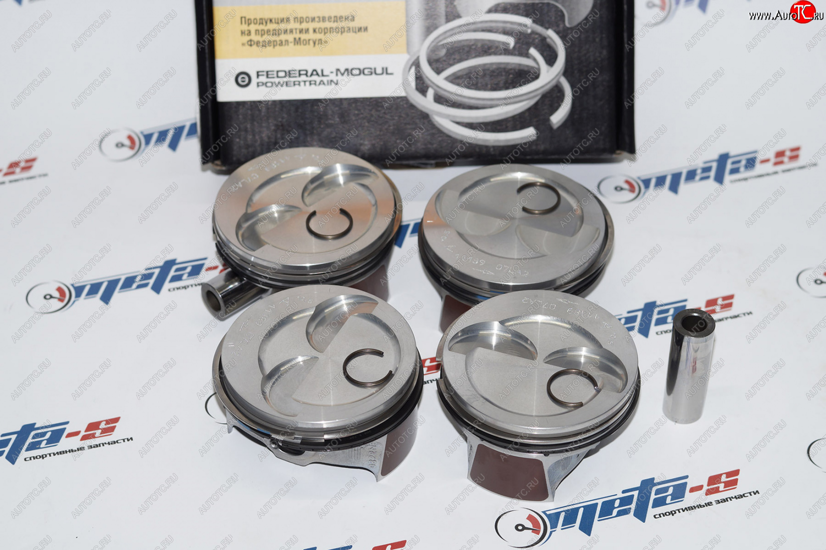 4 299 р. Поршни 11189 Federal Mogul 82,5 (Гранта безвтык) с пальцем поршневым Federal Mogul (ДЗВ) 11189-1004015-57  с доставкой в г. Воронеж
