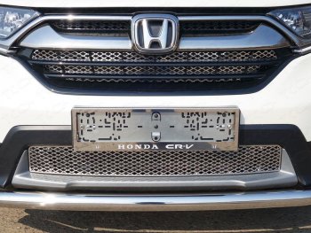 3 299 р.  ТСС Тюнинг HONDACR-V 2017- - Решетка радиатора нижняя (лист)  honcrv1715  с доставкой в г. Воронеж. Увеличить фотографию 1