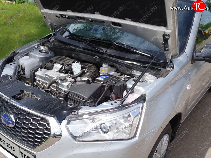 2 999 р. Упор капота ТСС Тюнинг DATSUN on-DO 2015-  datondo1502y  с доставкой в г. Воронеж