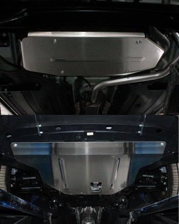 Защиты комплект (картер, кпп, бак) ТСС Тюнинг KIA Soul SK3 (2018-2022) (алюминий 4 мм)