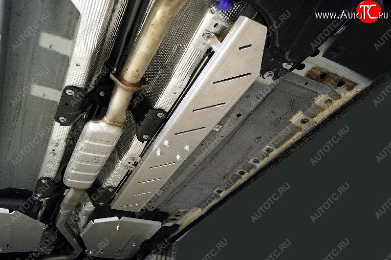 4 999 р. Защита топливной магистрали (2.0L 4WD)(комплект) ТСС Тюнинг Geely Monjaro (2022-2025) (алюминий 4 мм)  с доставкой в г. Воронеж