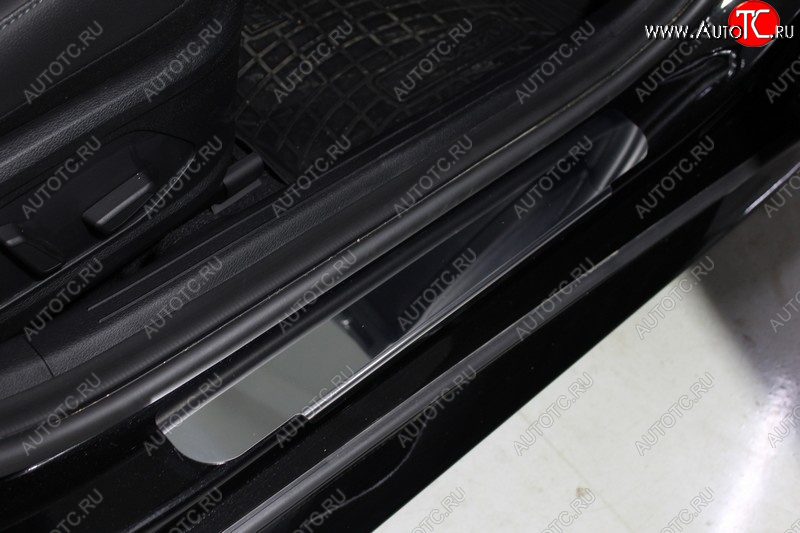 1 000 000 р. Накладки на порогжки салона ТСС Тюнинг  Hyundai Sonata  DN8 (2019-2022) (Лист зеркальный)  с доставкой в г. Воронеж
