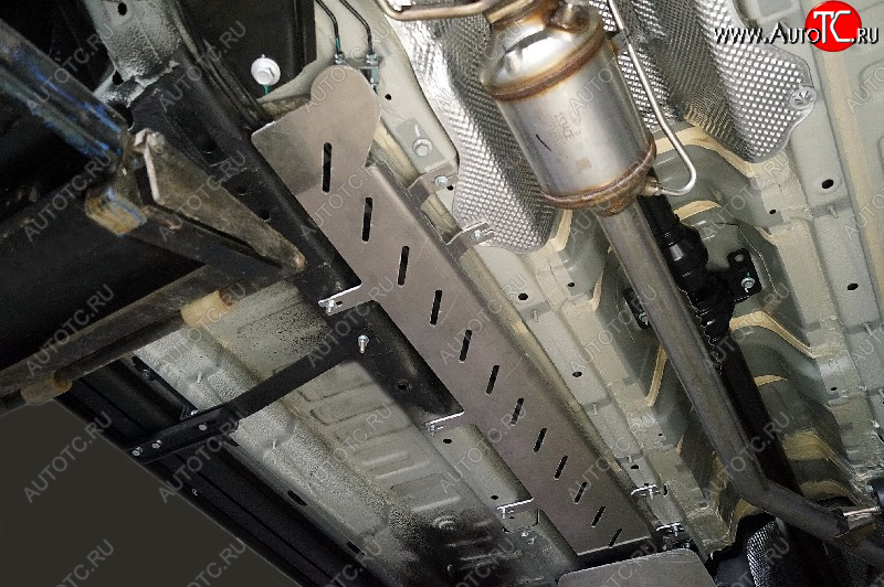 4 599 р. Защита топливной магистрали (2 шт) ТСС Тюнинг  EXEED RX (2022-2025) (алюминий 4 мм)  с доставкой в г. Воронеж