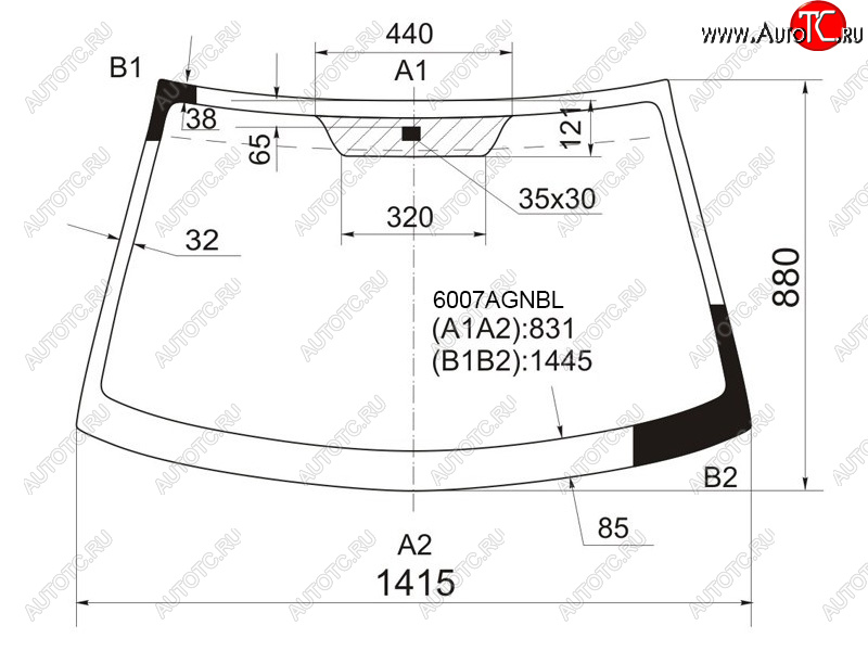 5 299 р. Стекло лобовое Nissan Almera 00-06  Almera Classic 06-12  Bluebird Sylphy 00-05 FUYAO 6007AGNBL  с доставкой в г. Воронеж