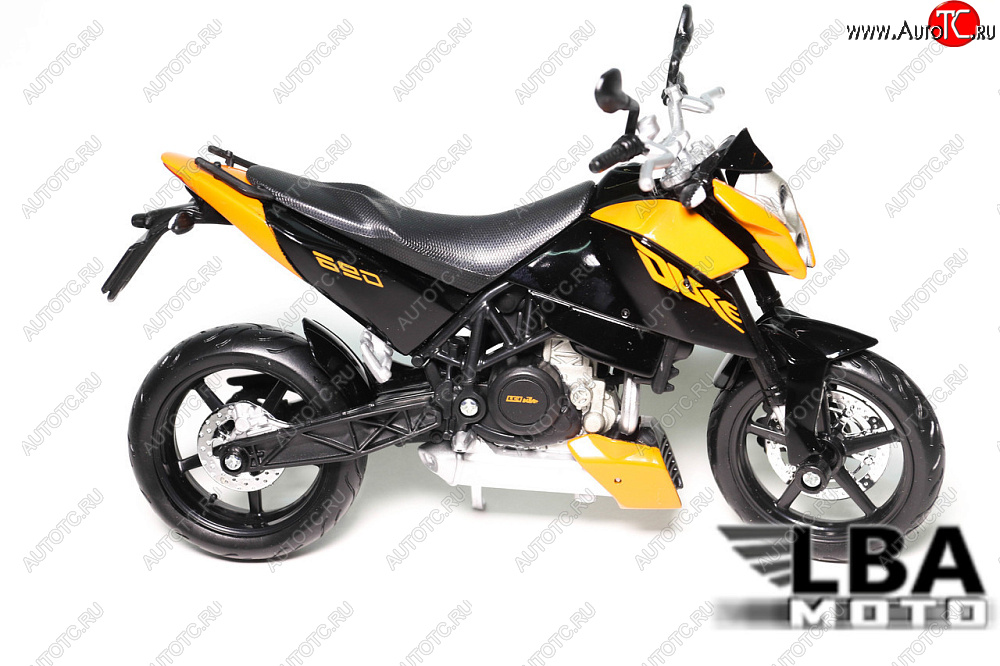 1 599 р. Модель мотоцикла KTM 690 DUKE Оранжевого цвета масштаб 112  пм-00002212  с доставкой в г. Воронеж
