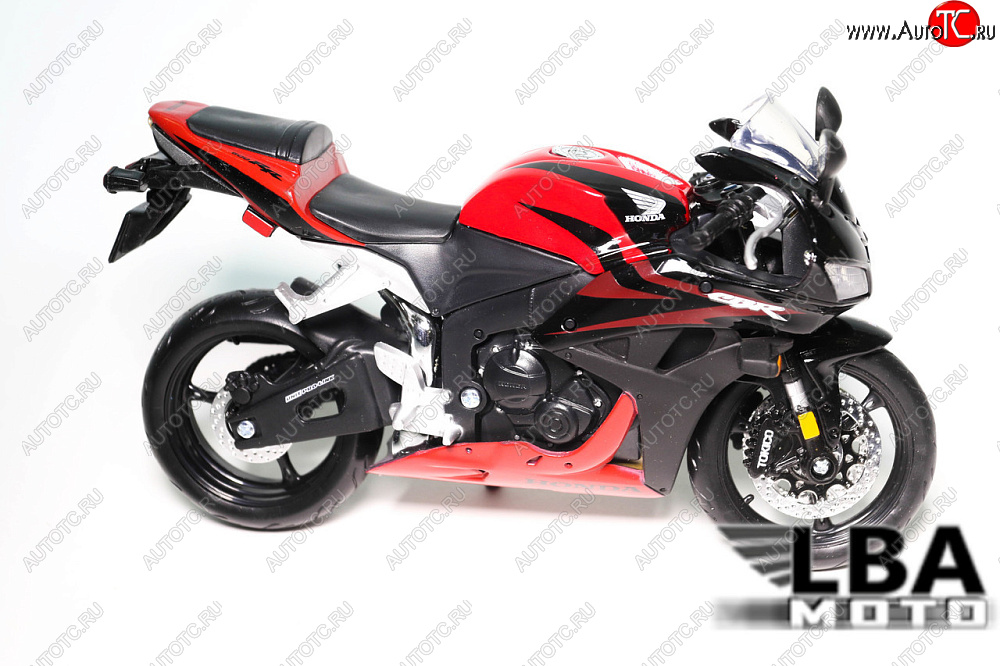 1 599 р. Модель мотоцикла Honda CBR600RR 07-08 Красно-Черного цвета масштаб 112  пм-00002214  с доставкой в г. Воронеж