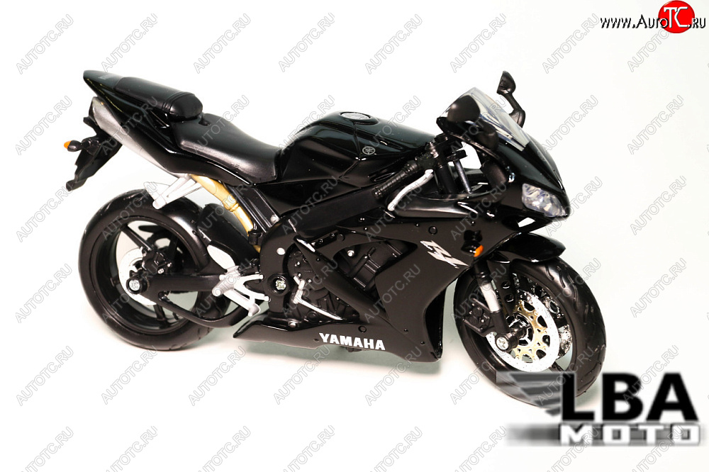 1 599 р. Модель мотоцикла Yamaha YZF-R1 04-06 Черного цвета масштаб 112  пм-00002216  с доставкой в г. Воронеж