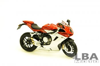 1 599 р. Модель мотоцикла MV Agusta F3 Serue ORO 12 Красного цвет масштаб 112  пм-00002230  с доставкой в г. Воронеж. Увеличить фотографию 1