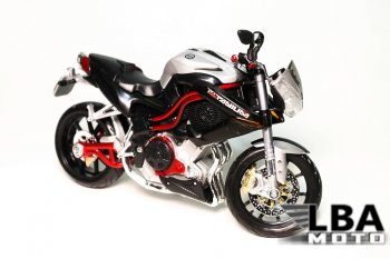 1 599 р. Модель мотоцикла Benelli Tornado Naked Tre160 Серого цвета масштаб 112  пм-00002234  с доставкой в г. Воронеж. Увеличить фотографию 1
