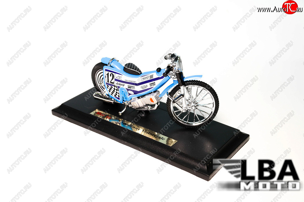 1 299 р. Модель мотоцикла Speedway Голубого цвета масштаб 118  пм-00002237  с доставкой в г. Воронеж