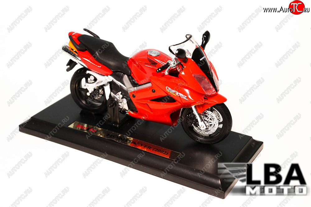 1 299 р. Модель мотоцикла Honda VFR800 Красного цвета масштаб 1 18  пм-00002243  с доставкой в г. Воронеж