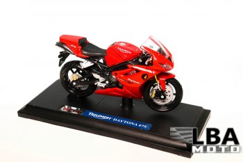 1 299 р. Модель мотоцикла Triumph Daytona 675 Красного цвета 118  пм-00002250  с доставкой в г. Воронеж. Увеличить фотографию 1