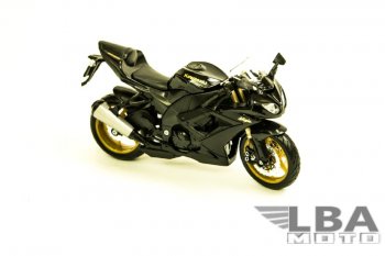 1 599 р. Модель мотоцикла Kawasaki Ninja ZX-10R Черного цвета масштаб 112  лб-00000319  с доставкой в г. Воронеж. Увеличить фотографию 1