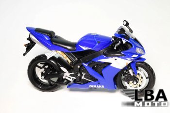 1 599 р. Модель мотоцикла Yamaha YZF-R1 04-06 Синего цвета масштаб 112  лб-00000321  с доставкой в г. Воронеж. Увеличить фотографию 1