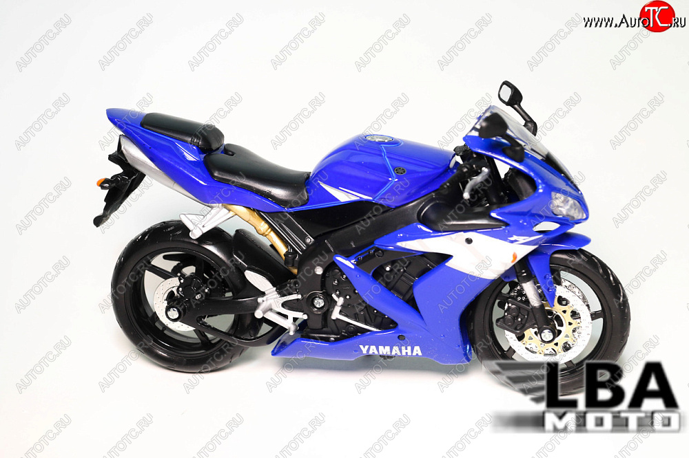 1 599 р. Модель мотоцикла Yamaha YZF-R1 04-06 Синего цвета масштаб 112  лб-00000321  с доставкой в г. Воронеж