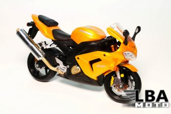 1 599 р. Модель мотоцикла Kawasaki Ninja ZX-10R Оранжевого цвета масштаб 112  лб-00000326  с доставкой в г. Воронеж. Увеличить фотографию 1
