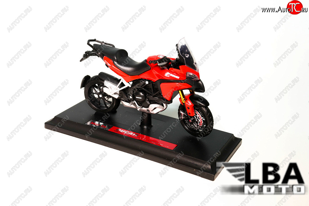 1 599 р. Модель мотоцикла Ducati Multistrade 1200S Красного цвета масштаб 118  лб-00000330  с доставкой в г. Воронеж
