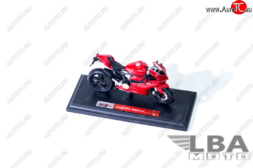 1 299 р. Модель мотоцикла Ducati 1199 Красного цвета масштаб 118  лб-00000333  с доставкой в г. Воронеж