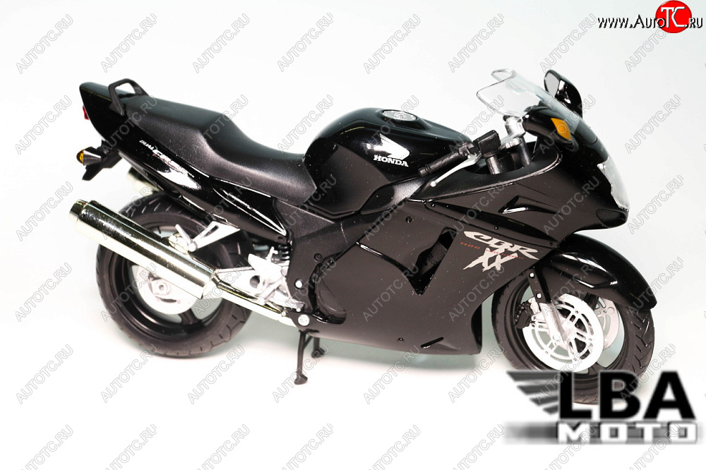 1 599 р. Модель мотоцикла Honda CBR1100xx Черного цвета масштаб 1 12  пм-00002484  с доставкой в г. Воронеж