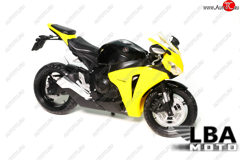1 599 р. Модель мотоцикла Honda CBR1000RR 08-11 Желто-Черный масштаб 1 12  пм-00000846  с доставкой в г. Воронеж