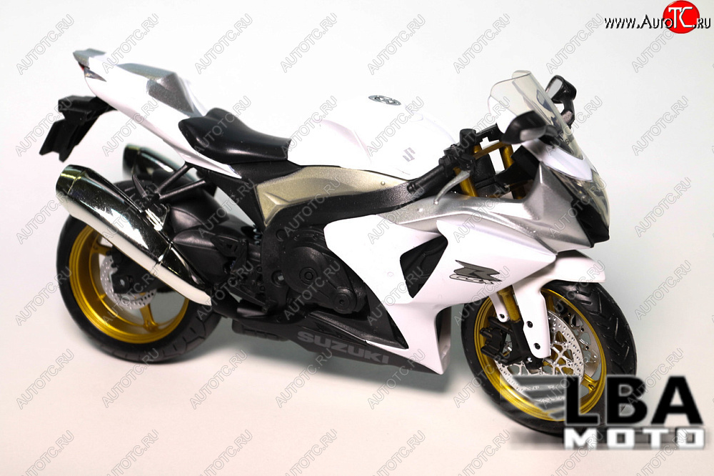 1 599 р. Модель мотоцикла Suzuki GSX-R1000 09-16 Белого цвета масштаб 112  пм-00000852  с доставкой в г. Воронеж