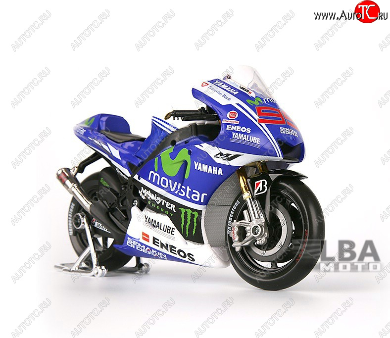 2 599 р. Модель мотоцикла Yamaha YZR-M1 масштаб 110  пм-00008003  с доставкой в г. Воронеж