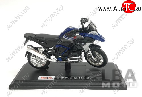1 599 р. Модель мотоцикла BMW R1200GS Сине-Черного цвета масштаб 118  пм-00016573  с доставкой в г. Воронеж