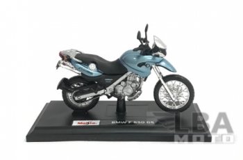 1 599 р. Модель мотоцикла BMW R650GS Голубого цвета масштаб 118  пм-00016574  с доставкой в г. Воронеж. Увеличить фотографию 1
