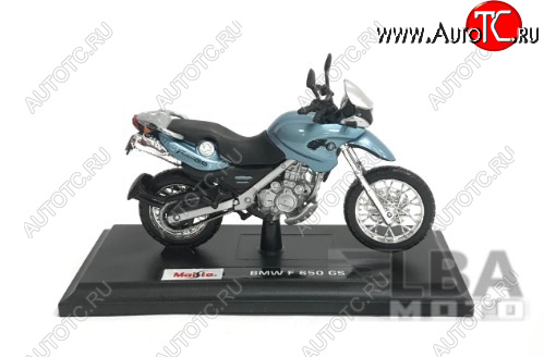 1 599 р. Модель мотоцикла BMW R650GS Голубого цвета масштаб 118  пм-00016574  с доставкой в г. Воронеж