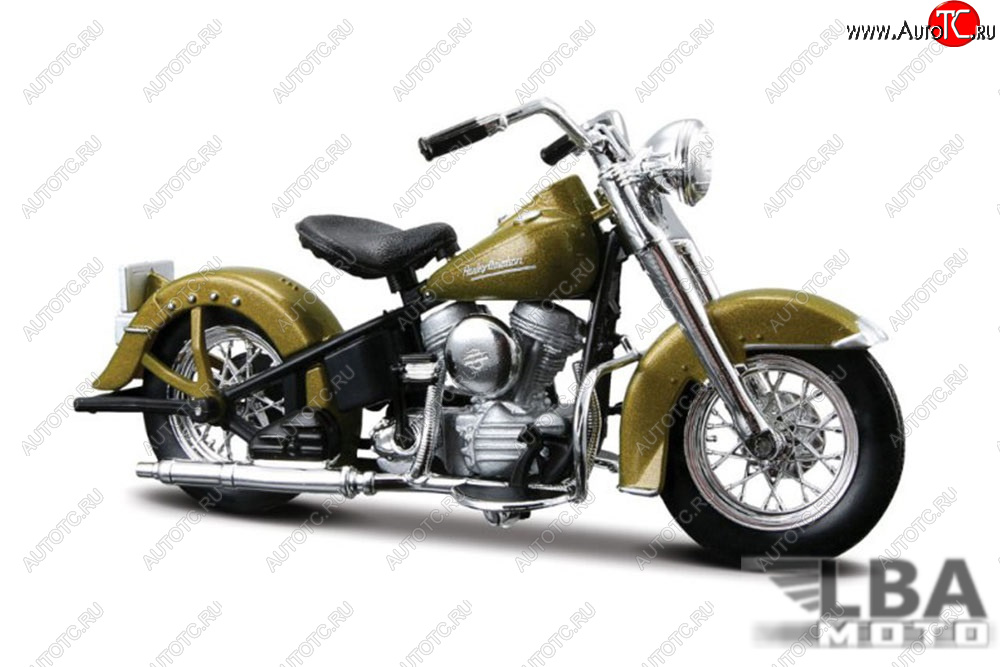 1 959 р. Модель мотоцикла Harley-Davidson Hydra Glide 74FL 1953 масштаб 118  пм-00016586  с доставкой в г. Воронеж
