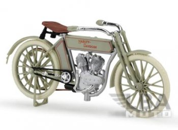 2 349 р. Модель мотоцикла Harley Davidson Twin 5D V-Twin 1909 scale 118  пм-00018314  с доставкой в г. Воронеж. Увеличить фотографию 1