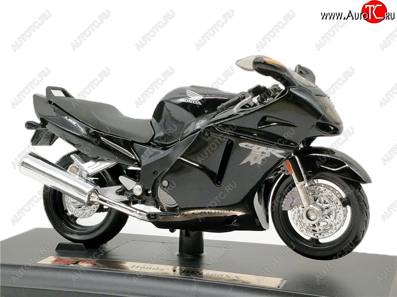 1 299 р. Модель мотоцикла Honda CBR1100xx Черного цвета масштаб 1 18  пм-00018356  с доставкой в г. Воронеж