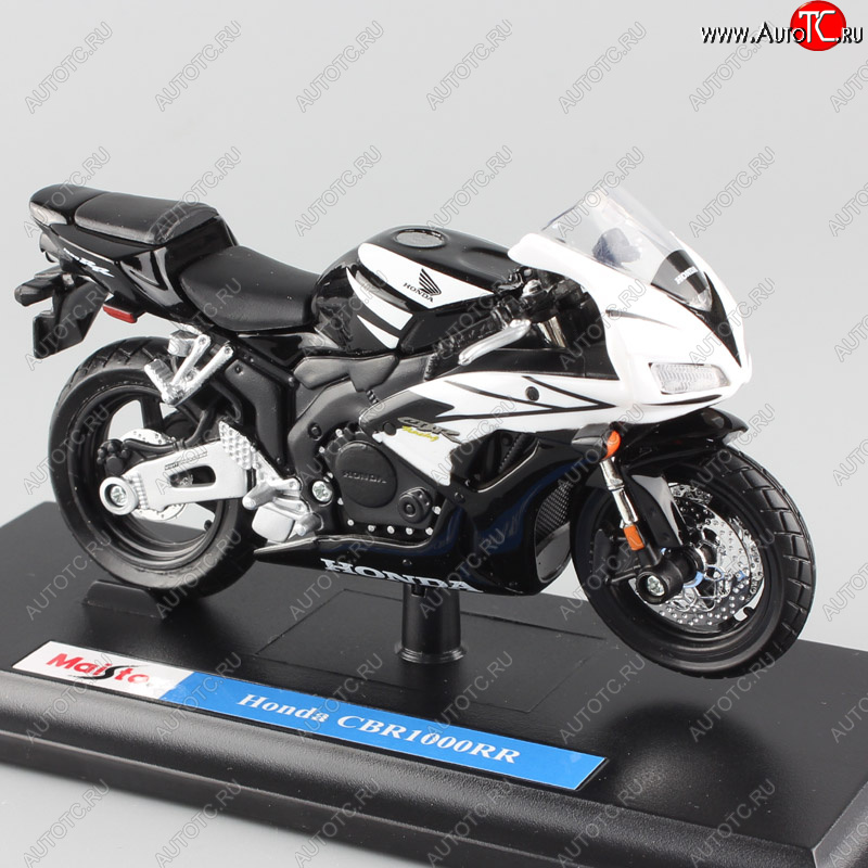 1 299 р. Модель мотоцикла Honda CBR1000RR 06-07 Черно-Белый цвет масштаб 118  пм-00018357  с доставкой в г. Воронеж