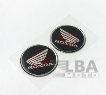 1 159 р. Наклейка логотип Honda 3D диаметром 51мм  пм-00017004  с доставкой в г. Воронеж. Увеличить фотографию 2