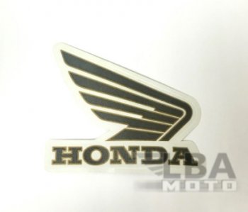 499 р. Наклейка на бак Honda черно-золотая  пм-00017008  с доставкой в г. Воронеж. Увеличить фотографию 1