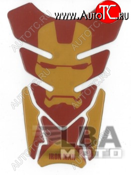 1 329 р. Наклейка на бак для мотоцикла Iron Man  пм-00017082  с доставкой в г. Воронеж