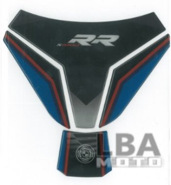 1 329 р. Наклейка на бак для мотоцикла BMW S1000RR Черно-Синяя Широкая  пм-00017083  с доставкой в г. Воронеж. Увеличить фотографию 2
