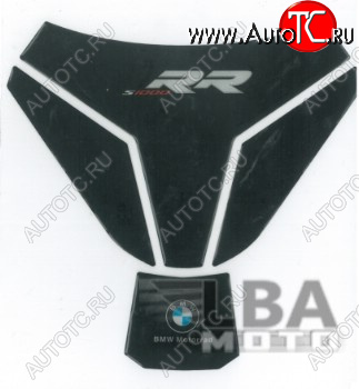 1 329 р. Наклейка на бак для мотоцикла BMW S1000RR Черная Широкая  пм-00017085  с доставкой в г. Воронеж