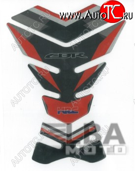 1 329 р. Наклейка на бак для мотоцикла Honda CBR HRC Черно-Красная  пм-00017088  с доставкой в г. Воронеж