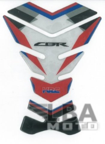 1 329 р. Наклейка на бак для мотоцикла Honda CBR HRC Бело-Красная  пм-00017089  с доставкой в г. Воронеж. Увеличить фотографию 1